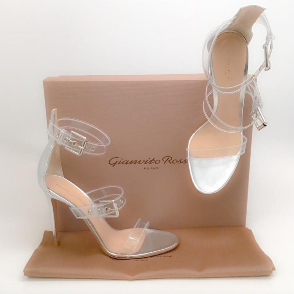 Gianvito Rossi PVC Buckle Heel SZ 39 NIB